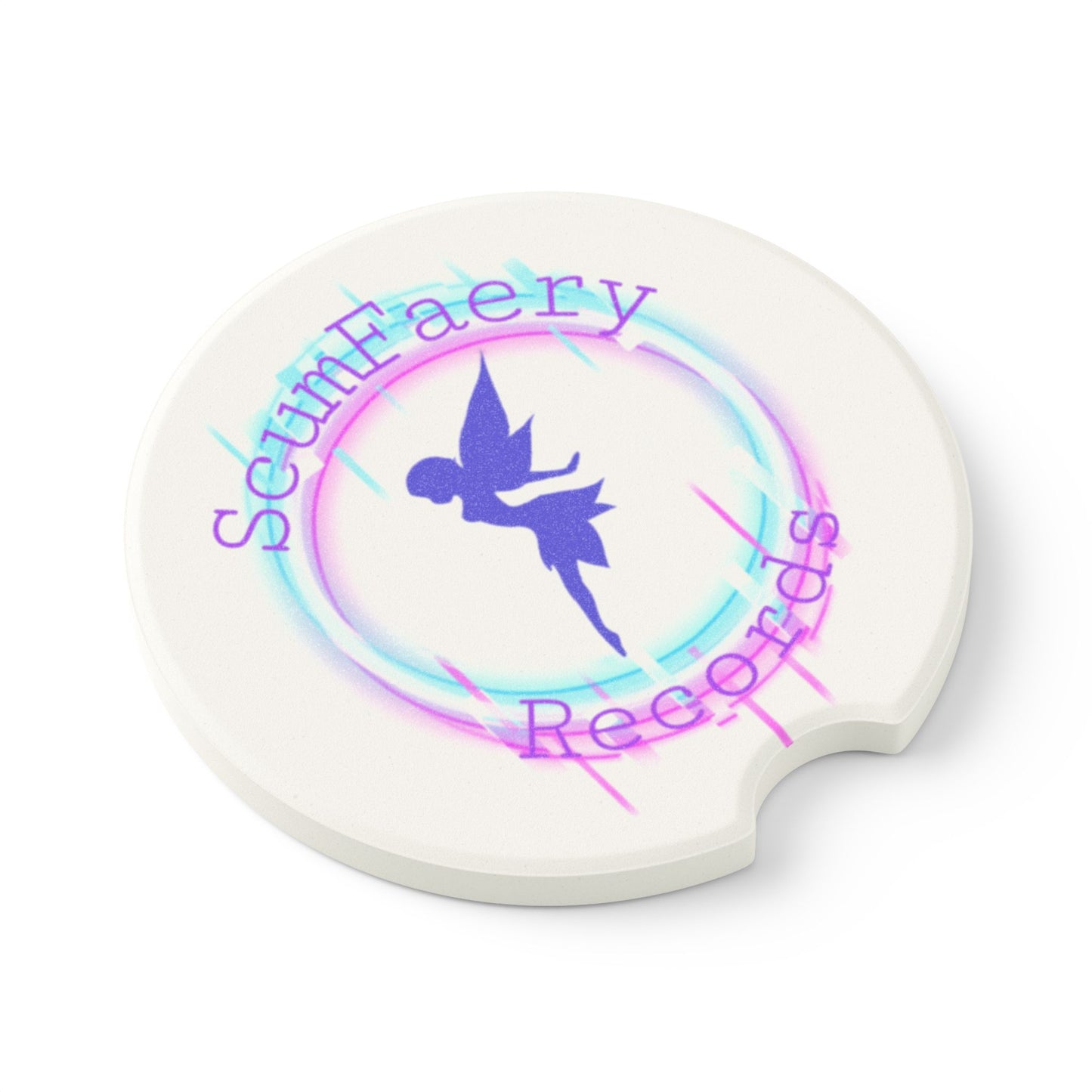 Car Coaster - Scumfaery Records Full Color Logo